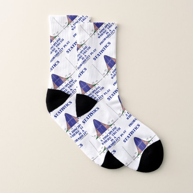 Statistics A Discipline Where Truth Is Probability Socks (Pair)