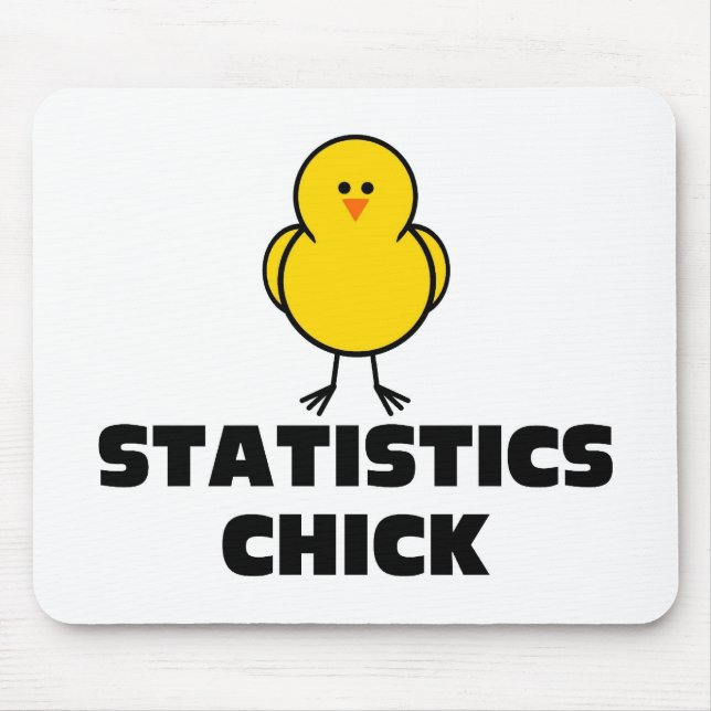 Statistics Chick Mouse Pad (Front)