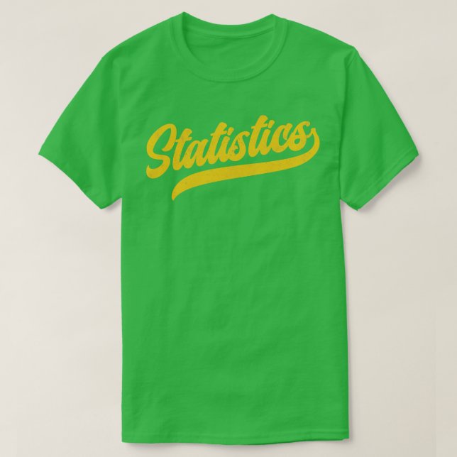 Statistics Cool Data T-Shirt (Design Front)