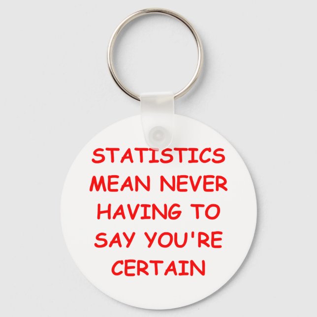statistics key ring (Front)