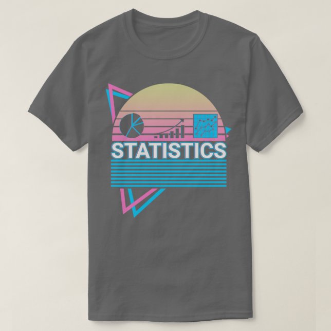 Statistics Retro T-Shirt (Design Front)