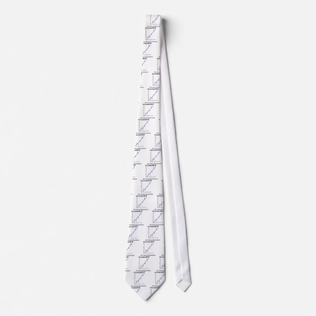Statistics The Taming Of Randomness (Stats Humour) Tie (Front)