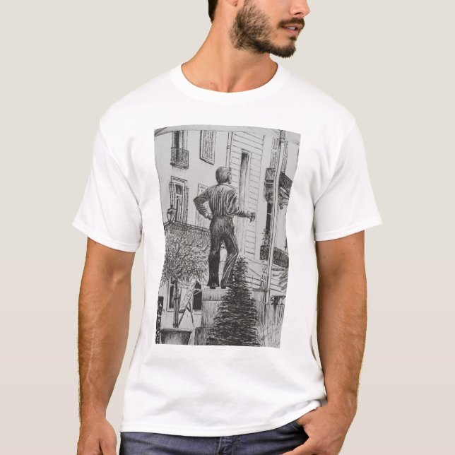 Statue at Cannet 2014 T-Shirt (Front)