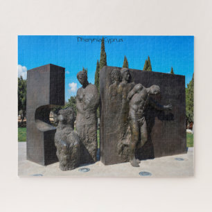 Statue Dherynia Cyprus. Jigsaw Puzzle