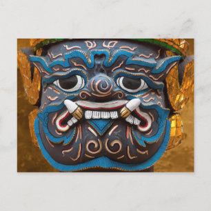 Statue Face at the Grand Palace Postcard