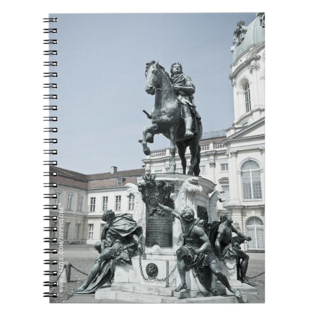 Statue Friedrich Wilhelm I in Berlin Notebook (Front)