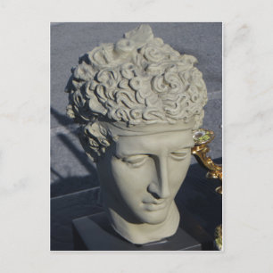 Statue Head Postcard