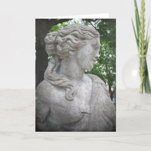 Statue in the Park Card