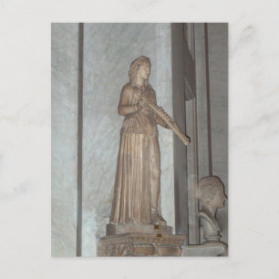 Statue in the Vatican Museum in Rome, Italy Postcard