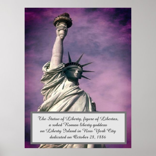 Statue Lady Liberty NY Poster (Front)