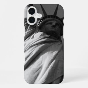 statue liberty grey iPhone 16 plus case