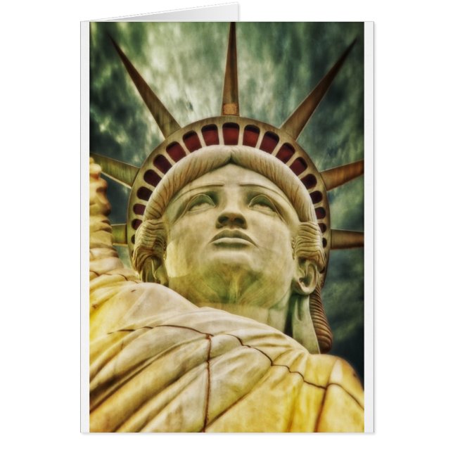 Statue Liberty New York City Peace Love Destiny (Front)
