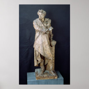Statue of Alexandre Dumas Pere , c.1883-87 Poster