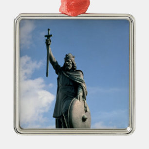 Statue of Alfred the Great Metal Tree Decoration
