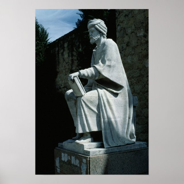Statue of Averroes Poster (Front)