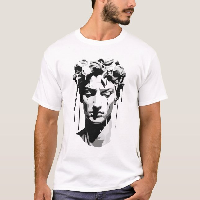 Statue of David by Michelangelo T-Shirt (Front)