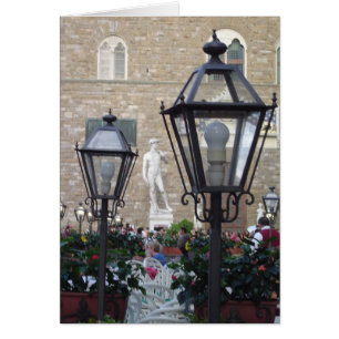 Statue of David Florence, Italy Blank Card