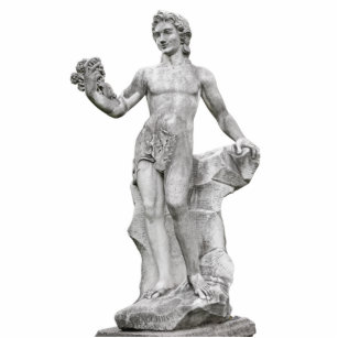 Statue of God Bacchus Standing Photo Sculpture