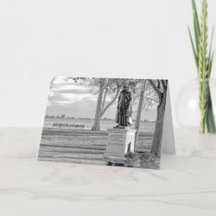 Statue of Gov. William Bradford Card