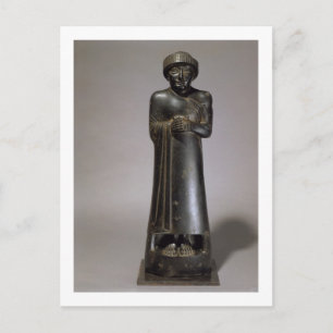 Statue of Gudea, Prince of Lagash, Neo-Sumerian, f Postcard