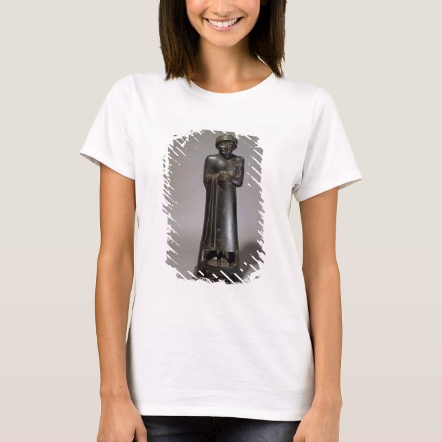 Statue of Gudea, Prince of Lagash, Neo-Sumerian, f T-Shirt (Front)