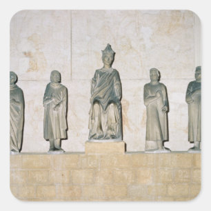 Statue of Henry VII , Holy Roman Emperor Square Sticker