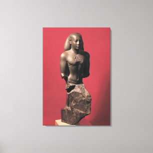 Statue of Iahmes Saneith Canvas Print