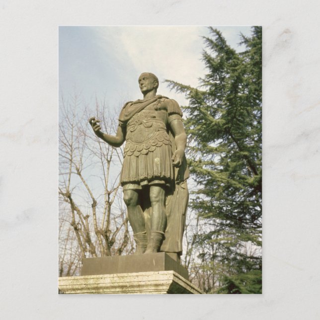 Statue of Julius Caesar Postcard (Front)