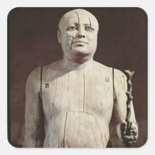 Statue of Ka-Aper Square Sticker