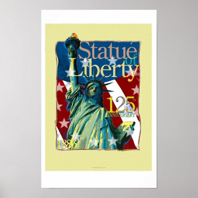 Statue of Liberty 125th Anniversary Poster (Front)