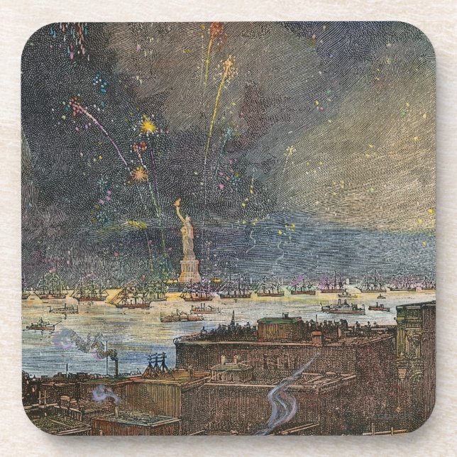 STATUE OF LIBERTY, 1886 COASTER (Front)