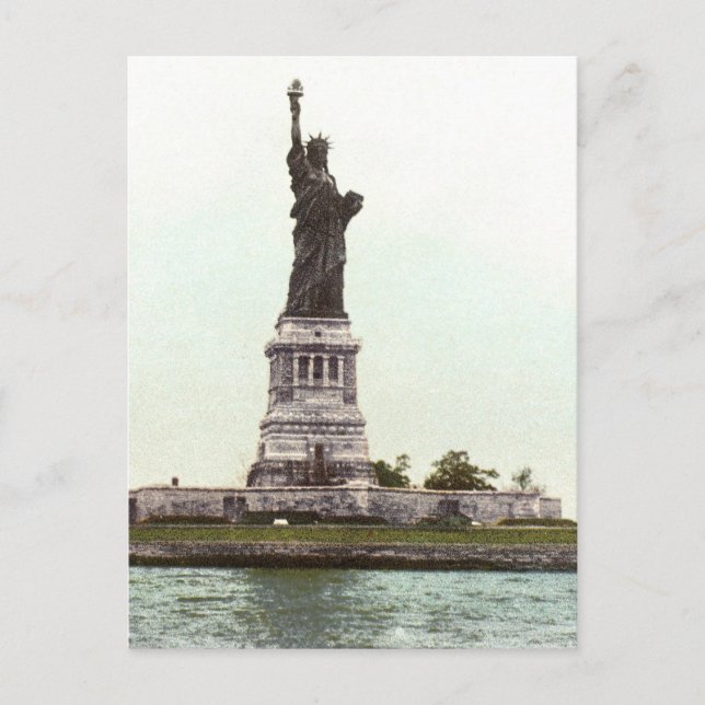 Statue Of Liberty, 1900 Postcard (Front)