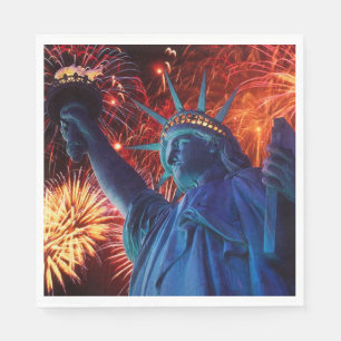 Statue of Liberty 4th of July Napkin