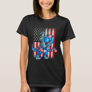 Statue Of Liberty 4th Of July Shirt Boys American 