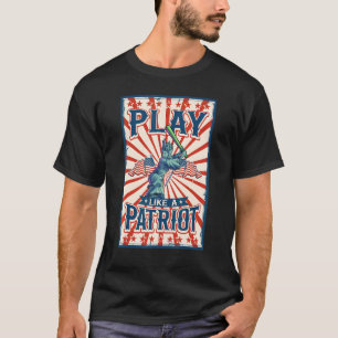 Statue Of Liberty 4th Of July Women Men American U T-Shirt