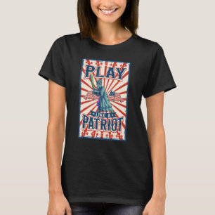 Statue Of Liberty 4th Of July Women Men American U T-Shirt