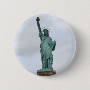 Statue of Liberty 6 Cm Round Badge