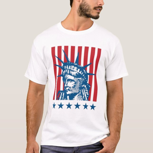 Statue of Liberty: A Beacon of Freedom T-Shirt (Front)