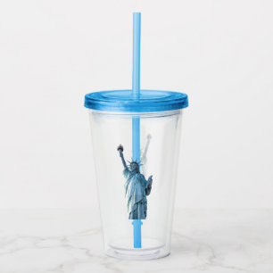 Statue of liberty   acrylic tumbler