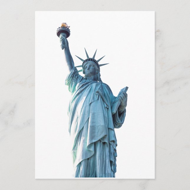 Statue of liberty   advice card (Front)