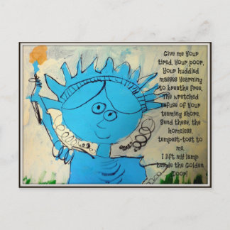 Statue of Liberty Art Postcard