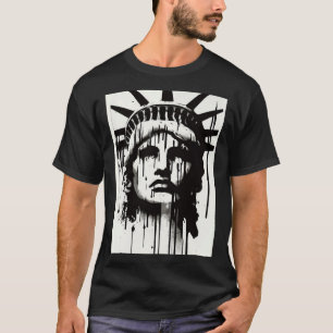 Statue Of Liberty Artistic Rendering Lady Libert T-Shirt