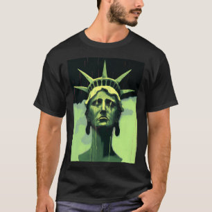 Statue Of Liberty  Artistic Rendering  Lady Libert T-Shirt