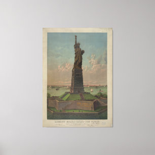 Statue of Liberty Artwork Canvas Print