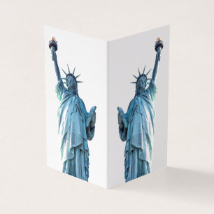 Statue of liberty  business card