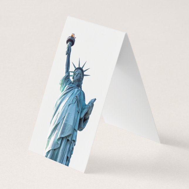 Statue of liberty business card (Back)
