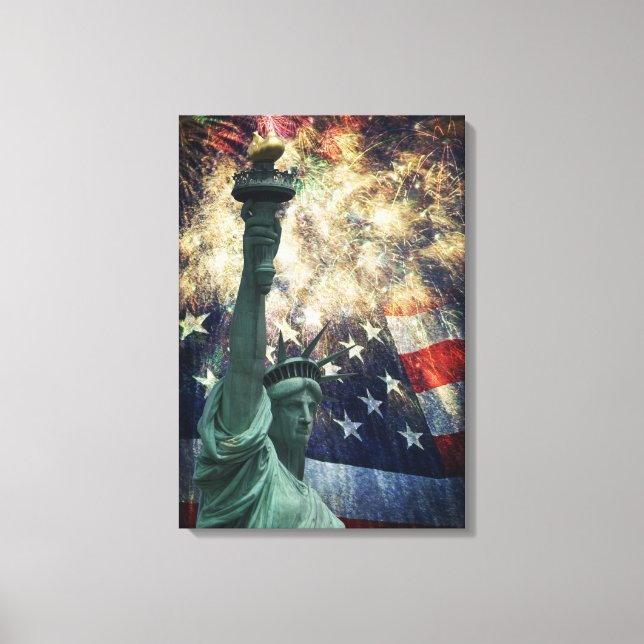 Statue of Liberty Canvas Print (Front)