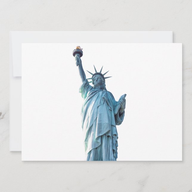 Statue of liberty   card (Front)