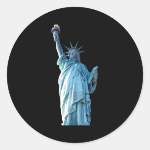Statue Of Liberty  Classic Round Sticker