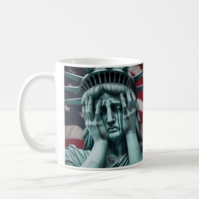 Statue of Liberty Coffee Cup (Left)